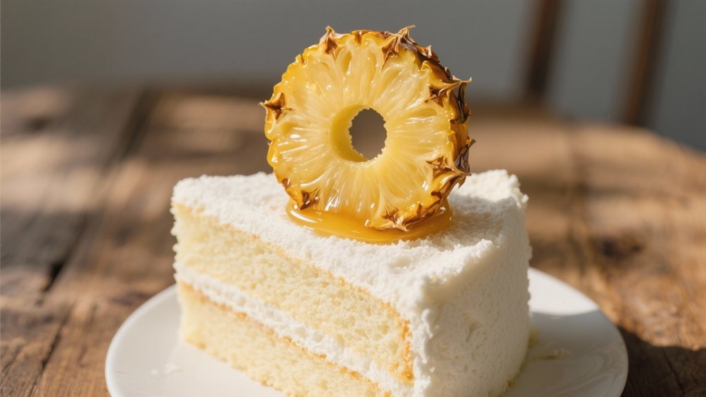 honey glazed caramelized pineapple rings