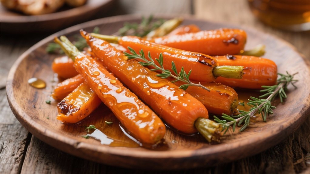 honey glazed carrot elegance