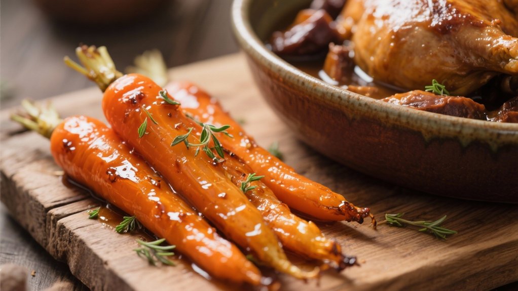 honey glazed carrot elegance