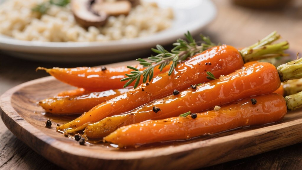 honey glazed carrot pairing