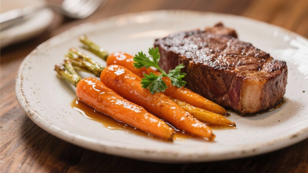 honey glazed carrot preparation