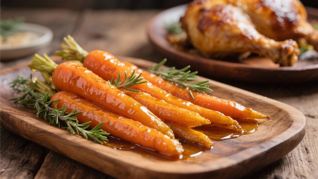 honey glazed carrot preparation