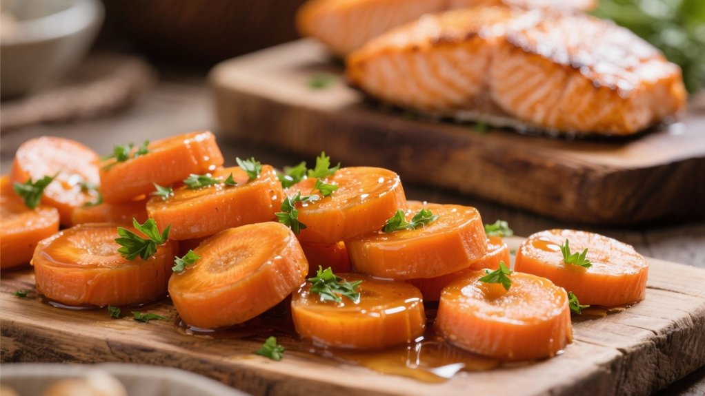 honey glazed carrot preparation