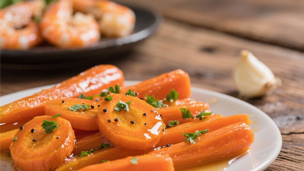 honey glazed carrot side