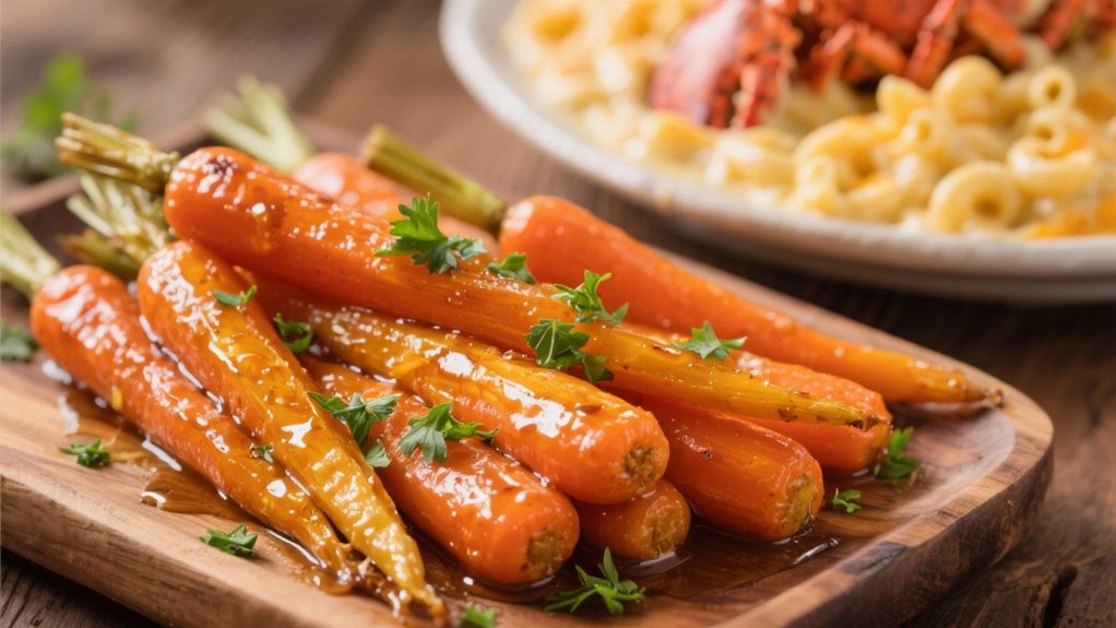 honey glazed carrot side