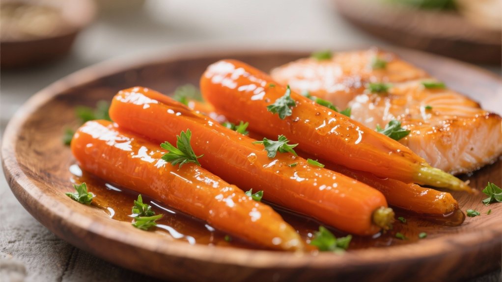 honey glazed carrot side dish