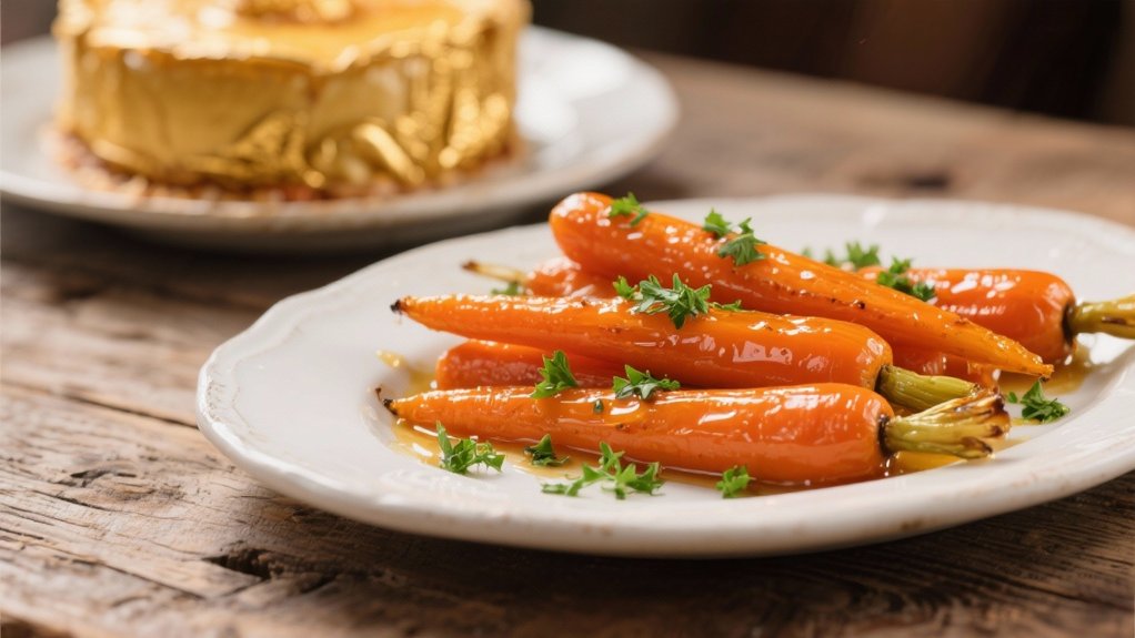honey glazed carrot side dish