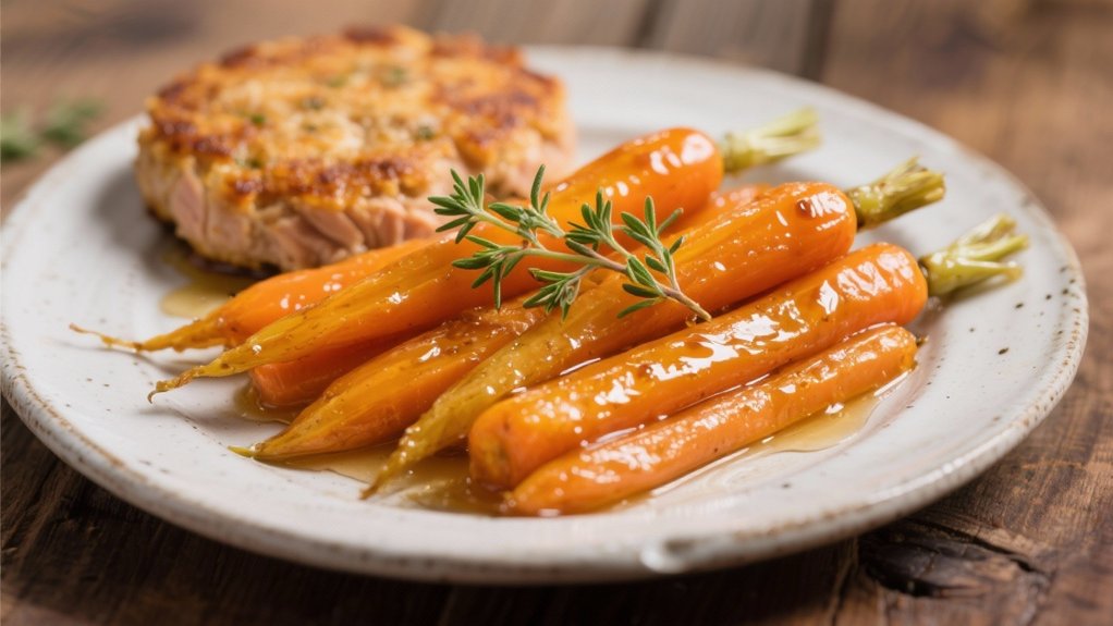 honey glazed carrot side