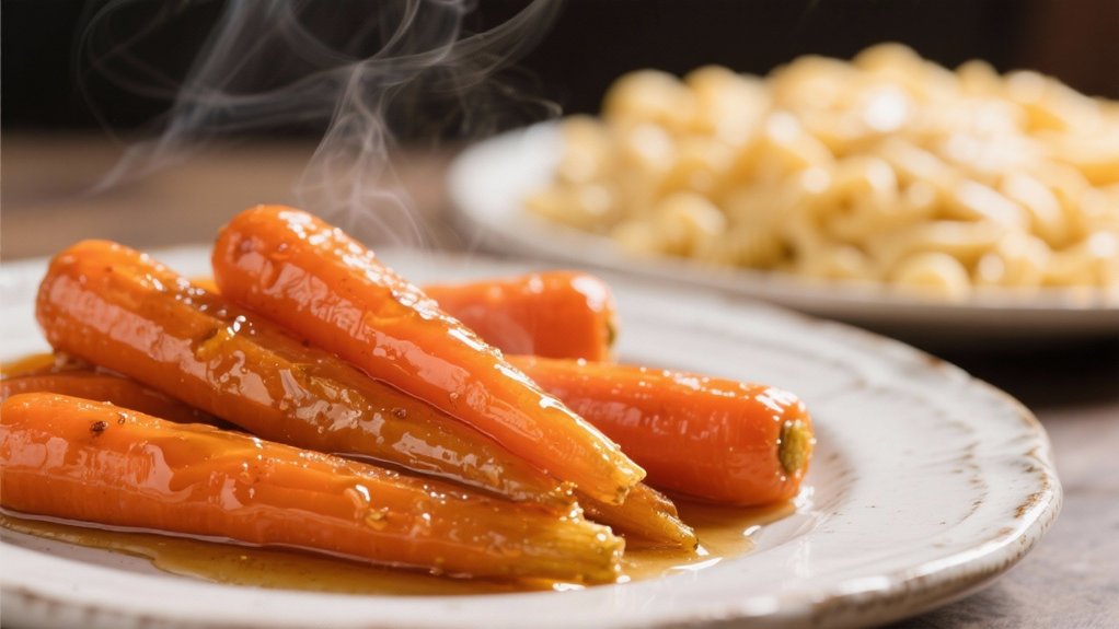 honey glazed carrot side