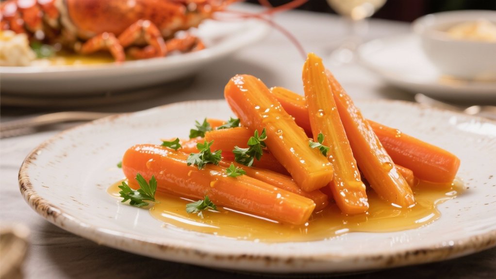 honey glazed carrot side
