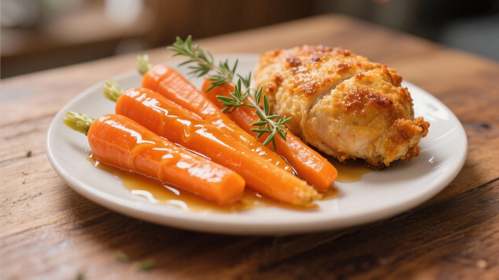 honey glazed carrots delightfully