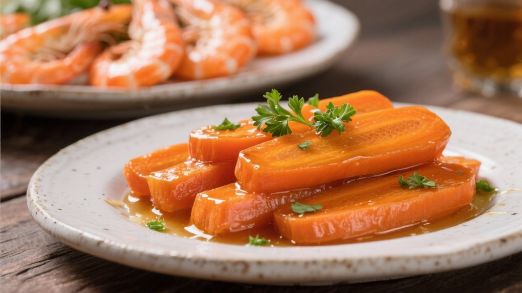 honey glazed carrots elegance