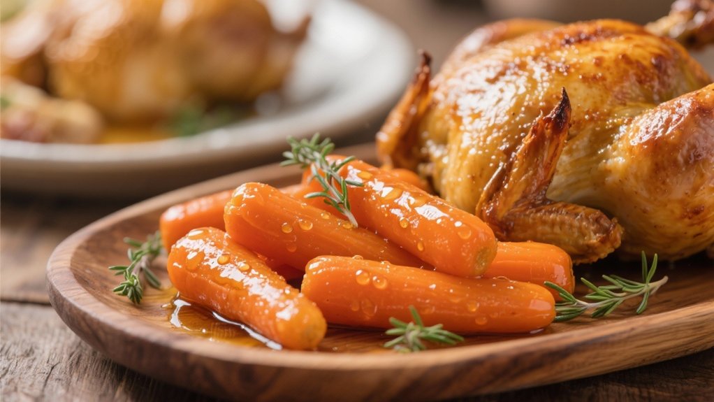 honey glazed carrots enhance flavor