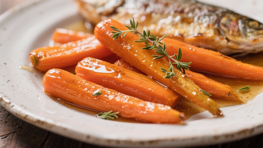 honey glazed carrots saut ed
