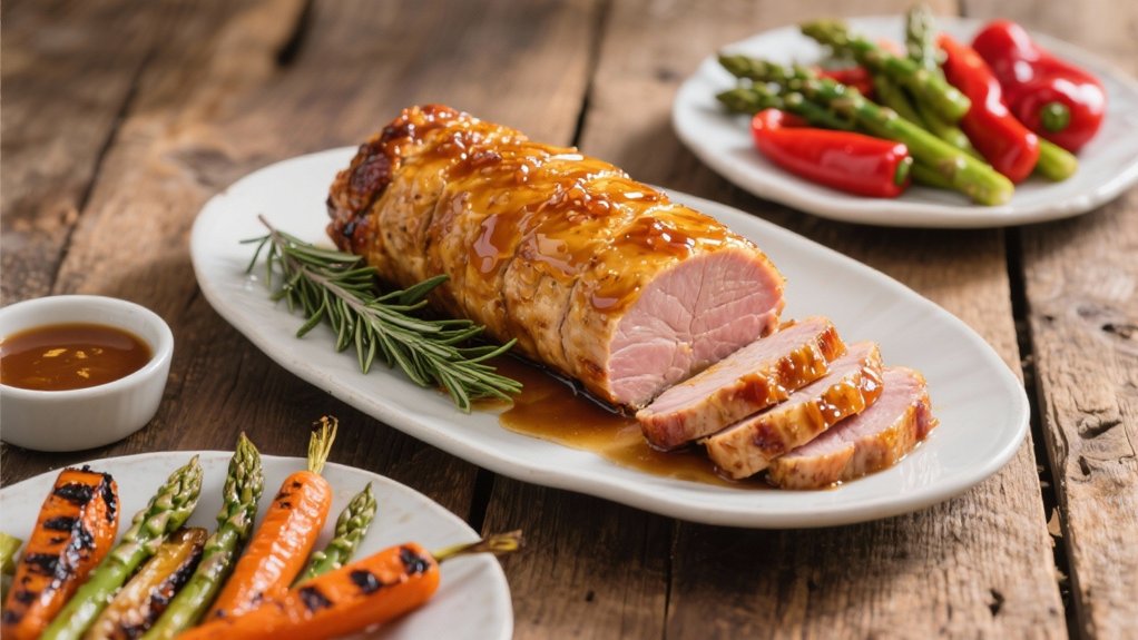 honey glazed pork tenderloin