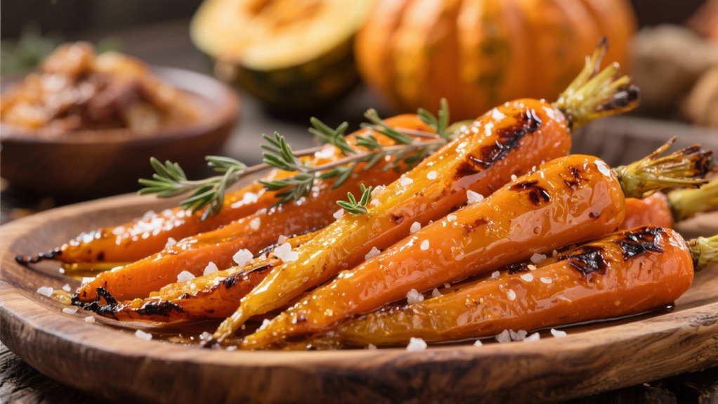honey glazed roasted carrots