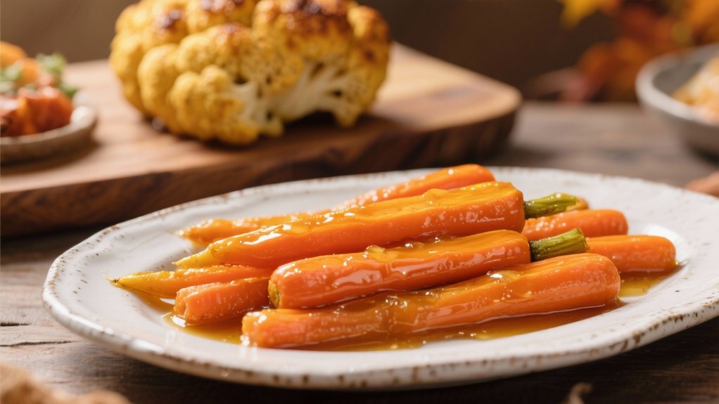 honey glazed roasted carrots