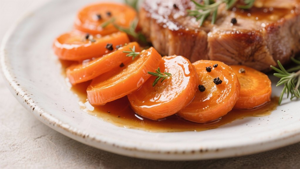 honey glazed saut ed carrots