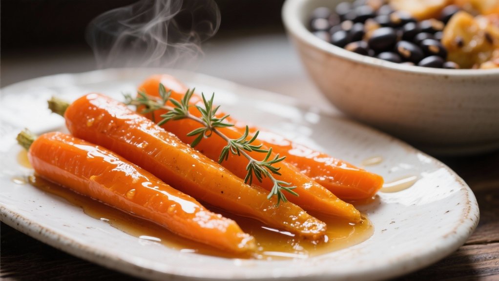 honey glazed saut ed carrots