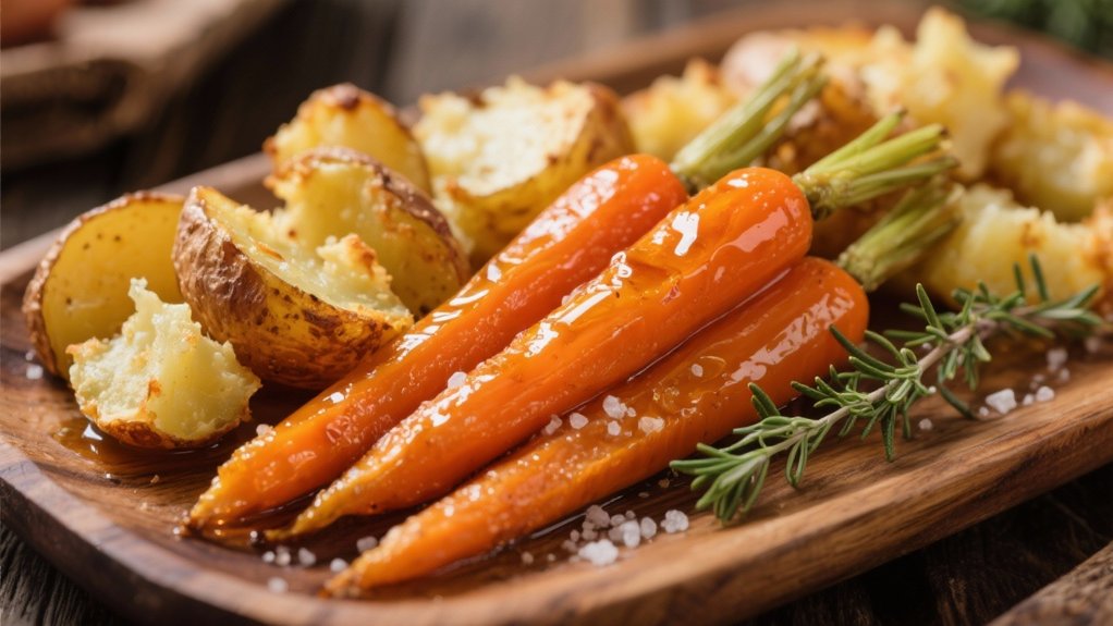 honey glazed tender carrots