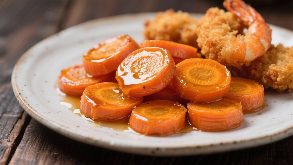 honey glazed vibrant carrots