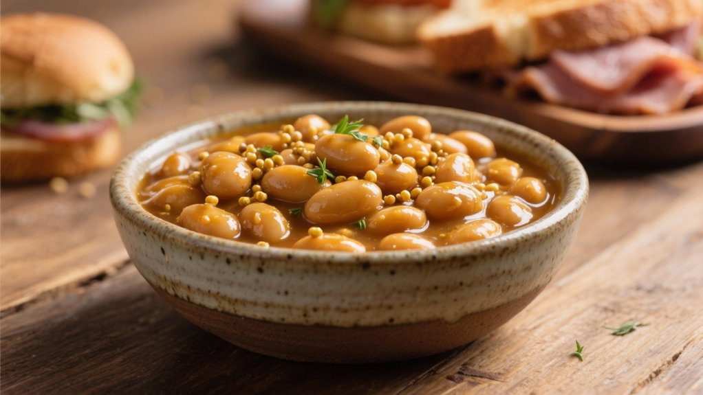 honey mustard baked beans