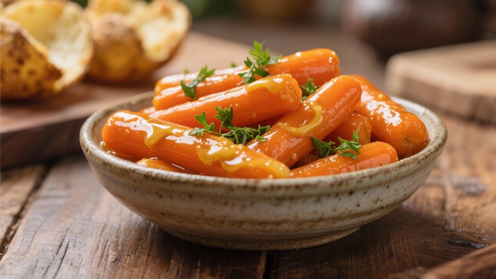 honey mustard glazed carrots