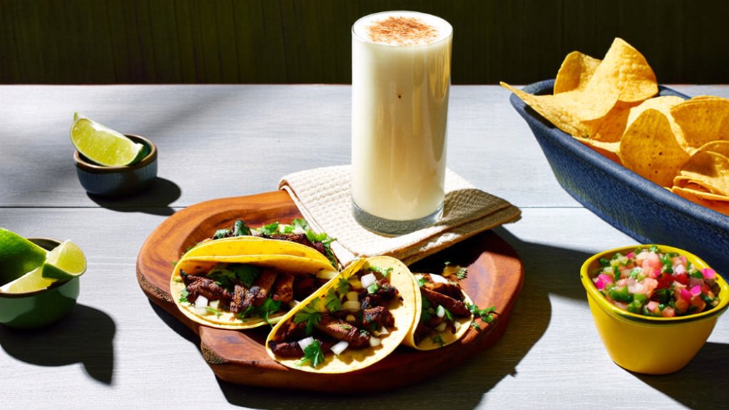 horchata pairs perfectly with tacos