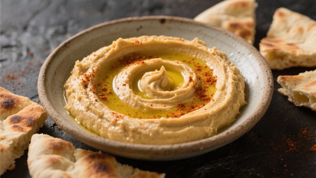 hummus and pita perfection