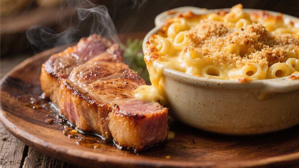 indulgent baked mac and cheese