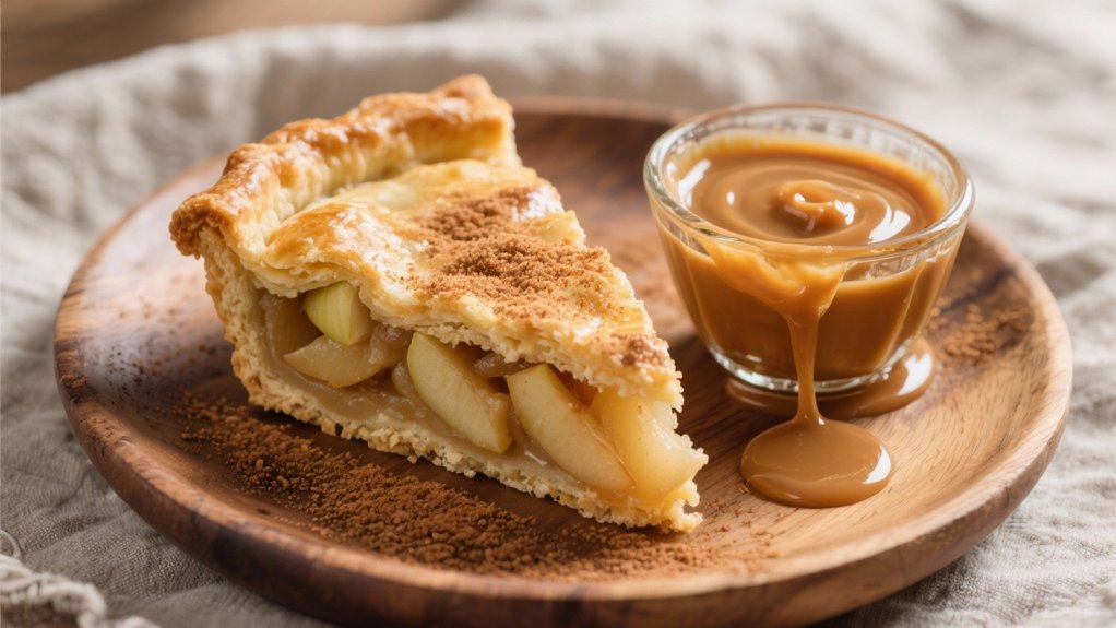 indulgent caramel apple delight