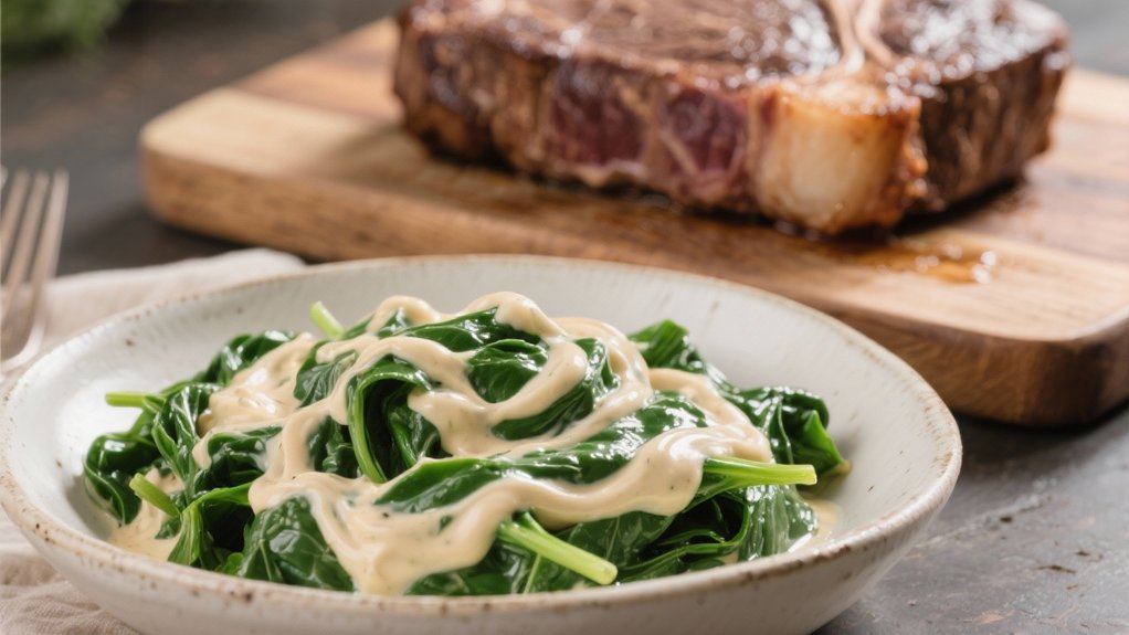 indulgent creamed spinach recipe