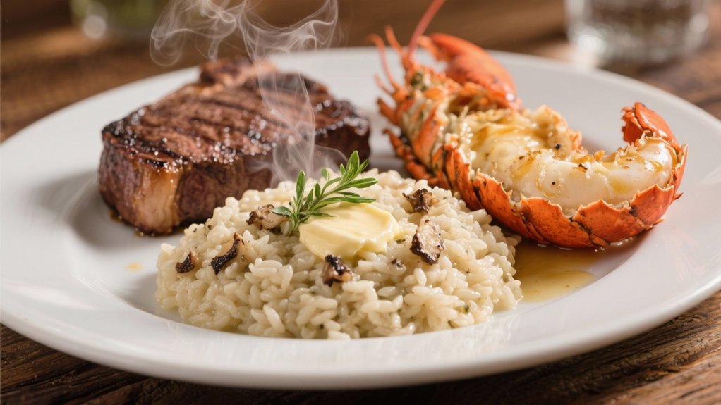indulgent creamy truffle risotto
