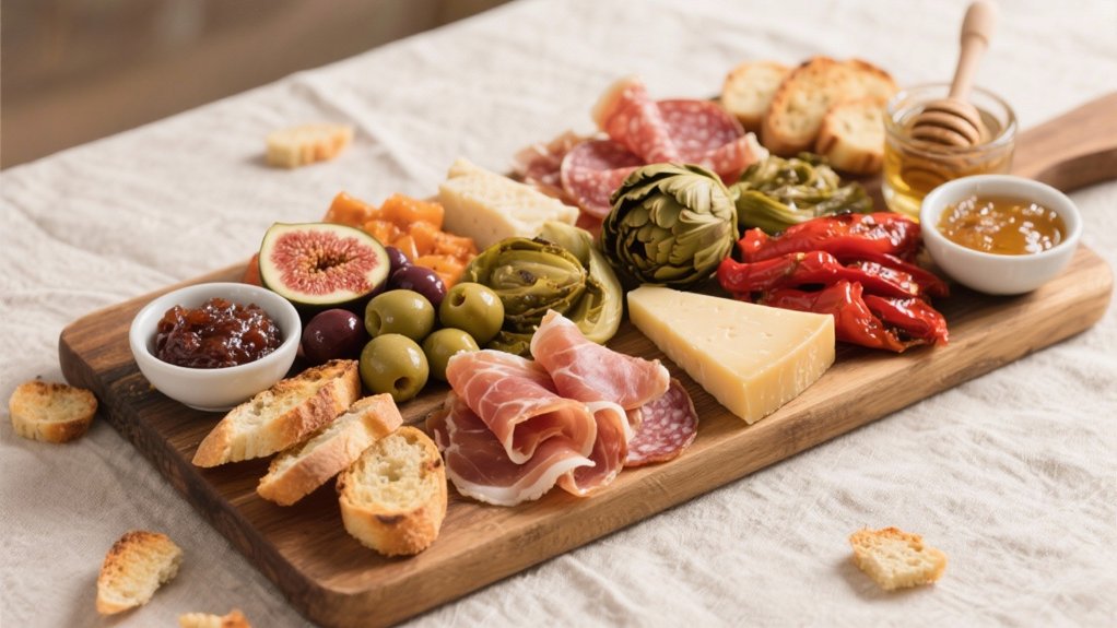 indulgent cured meats platter