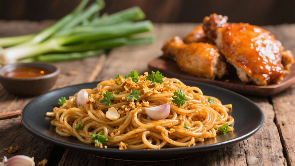 indulgent garlic noodle recipe