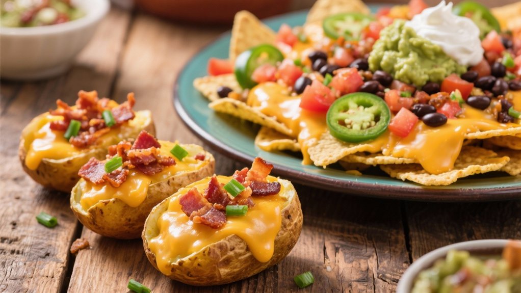indulgent loaded nachos feast