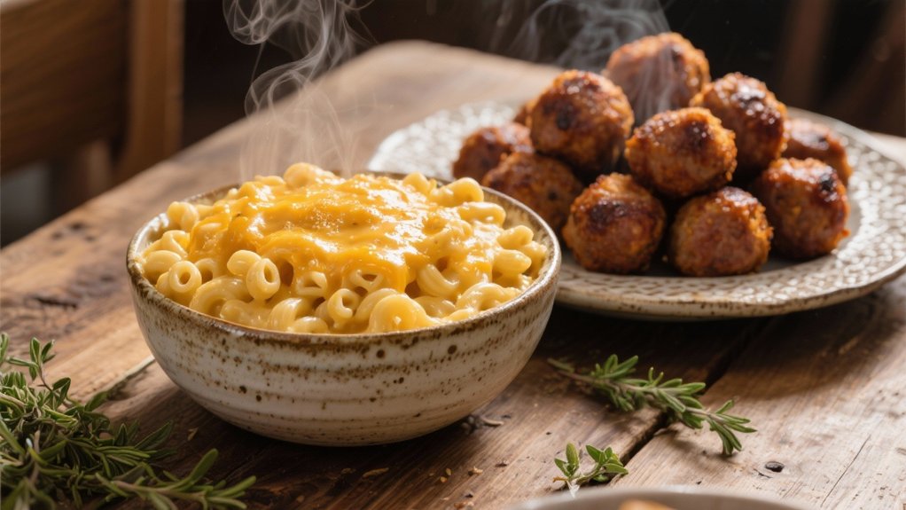 indulgent mac and cheese