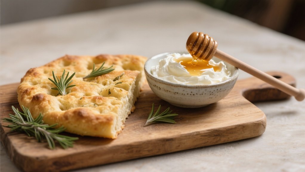 indulgent ricotta honey spread