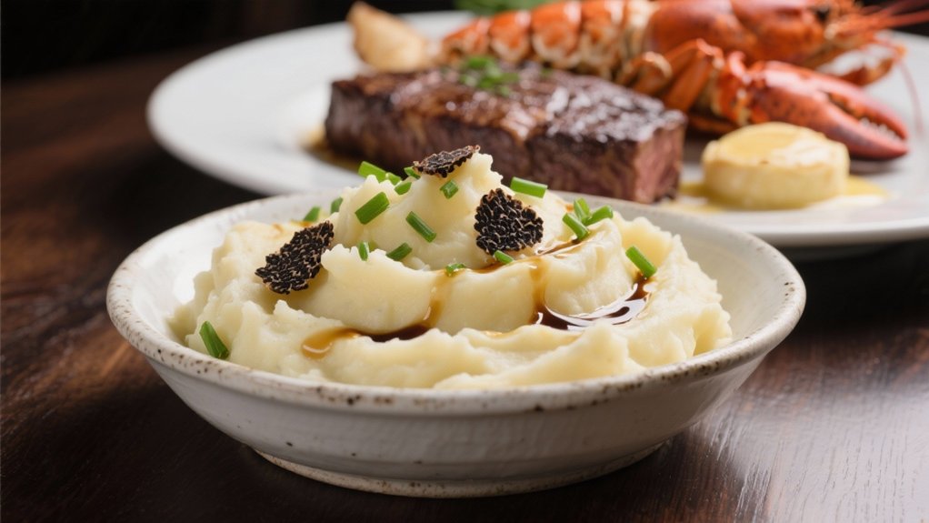 indulgent truffle mashed potatoes