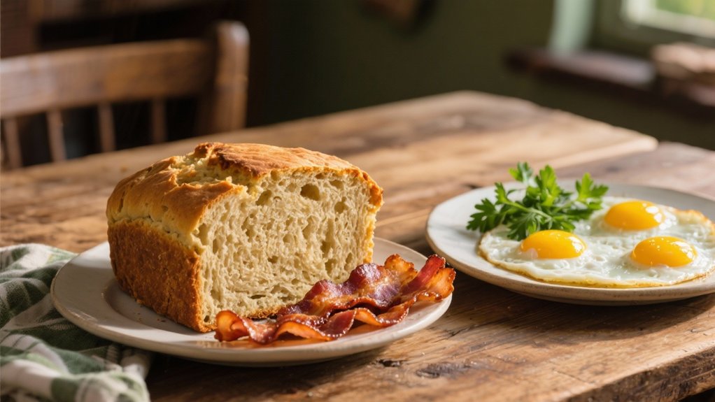 irish breakfast with soda bread