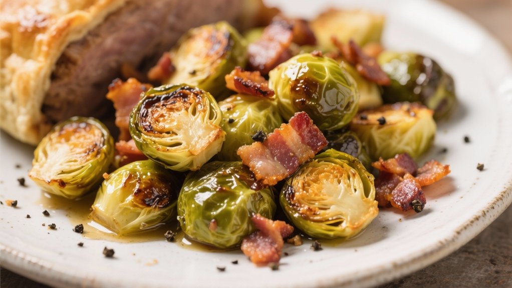 irresistible bacon infused brussels sprouts