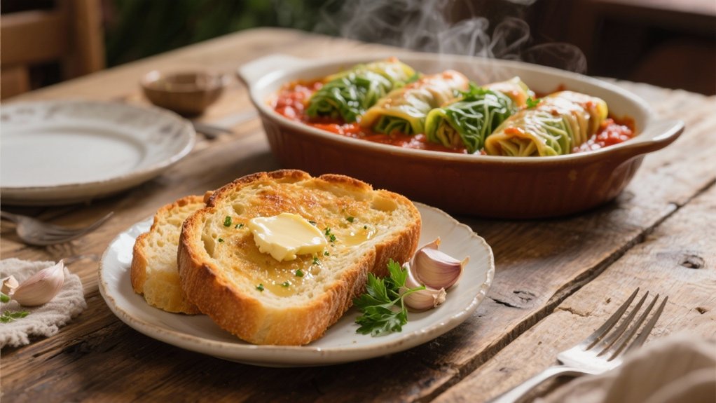 irresistible garlic bread pairs