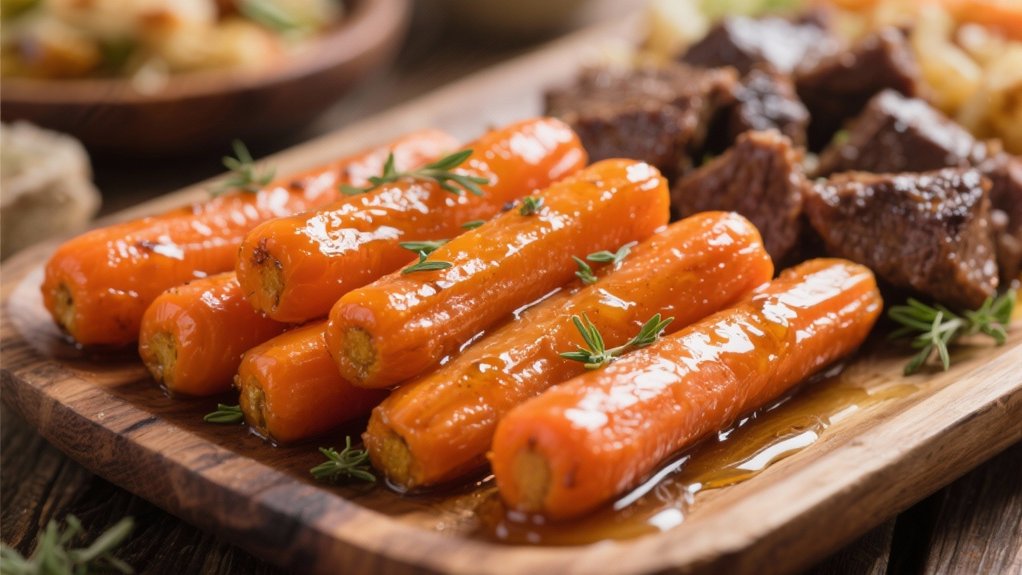 irresistible honey glazed carrots