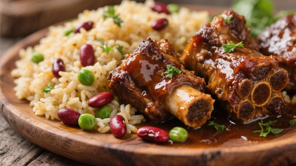 island inspired rice dish