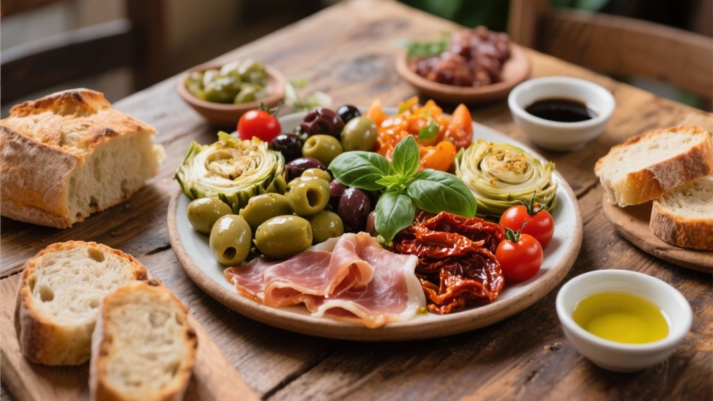 italian antipasto platter variety