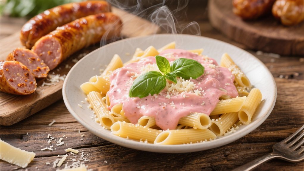 italian sausage enhances pasta
