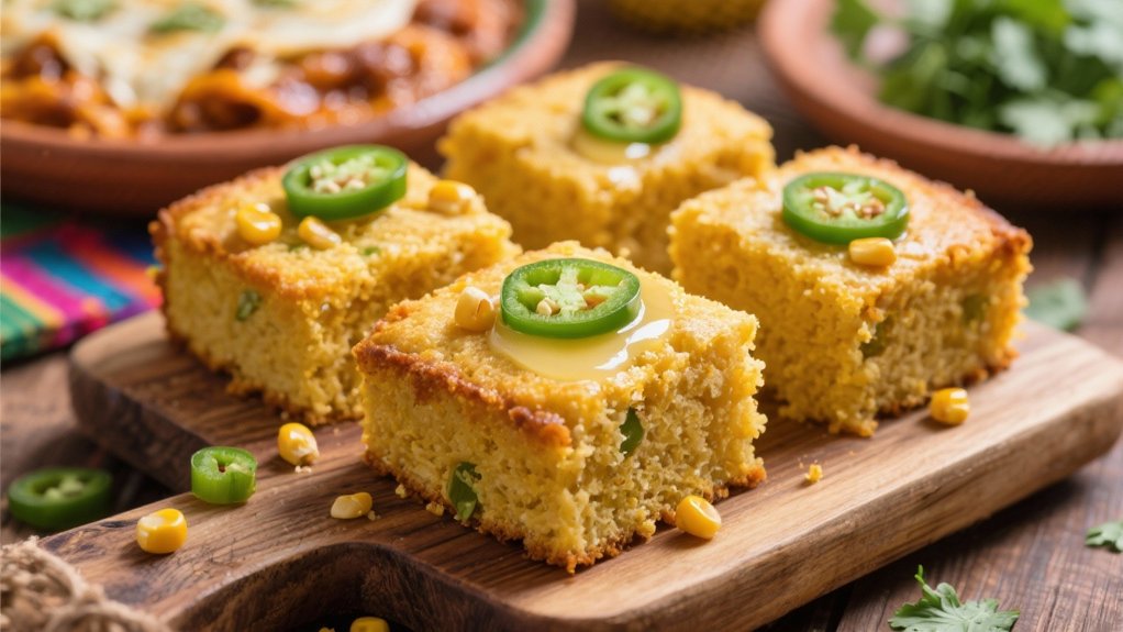 jalape o cornbread complements casserole