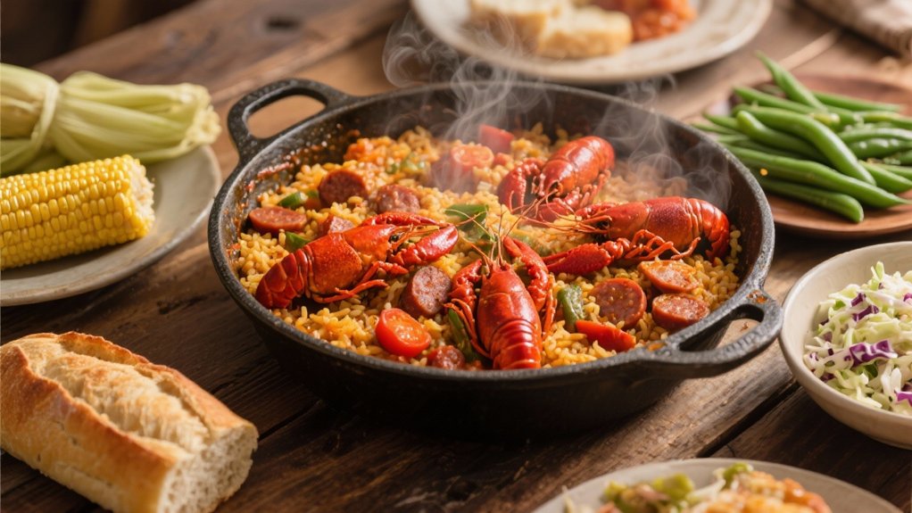 jambalaya enhances crawfish boil