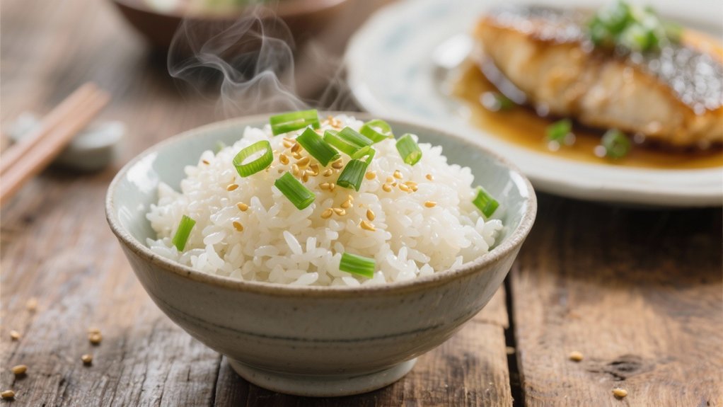 jasmine rice with scallions
