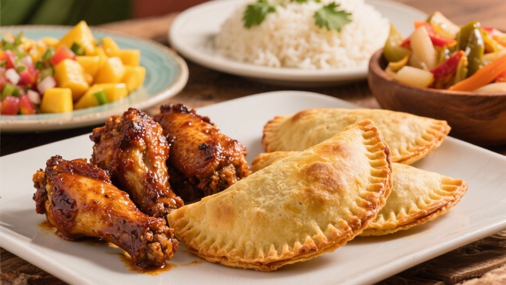 jerk wings elevate beef patties